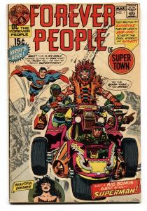FOREVER PEOPLE #1 COMIC BOOK-DARKSEID-JACK KIRBY-DC-KEY!