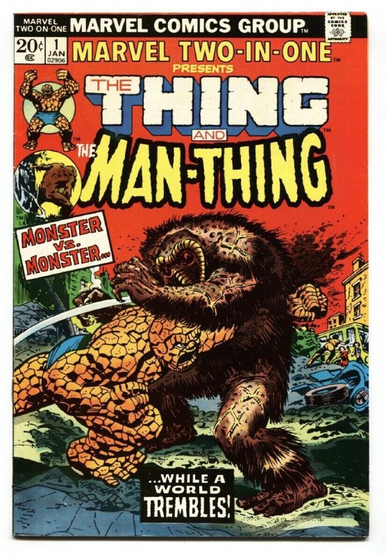 MARVEL TWO-IN-ONE #1 1973 THING MAN-THING COLAN SINNOTT VF/NM