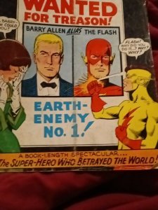 1965 DC Comics The Flash #156 The Super-Hero Who Betrayed the World!