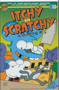 Itchy & Scratchy #3 Bongo Comics 1994 VF Simpsons