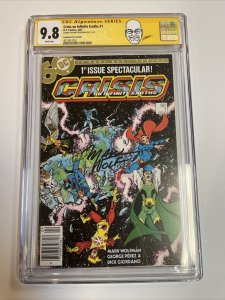 Crisis On The Infinite Earths 1985 # 1 (CGC 9.8 WP SS) CPV | Signed Wolfman |C2