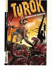 Turok: Dinosaur Hunter #1 2014 PRICE DROP $25 Signed Cert! Writer Greg Pak NM-