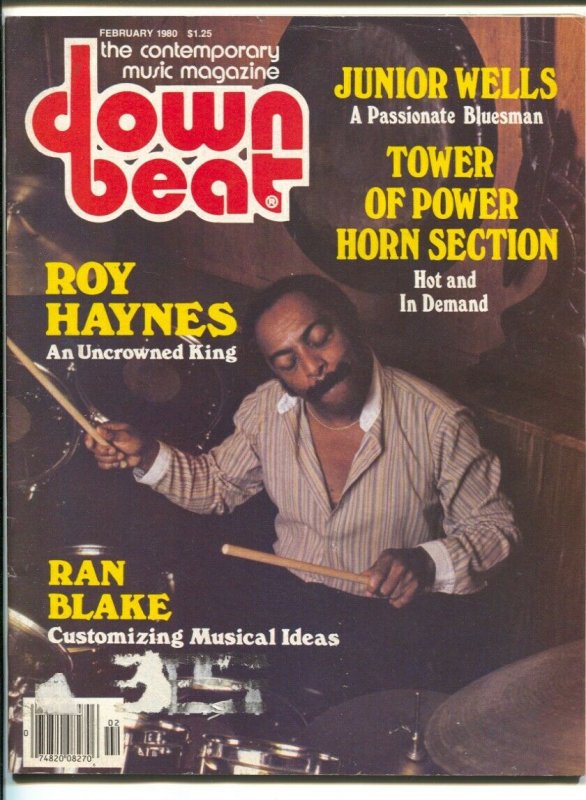 Down Beat 2/1980-Tower of Power Horns-Junior Wells-pix-music history-VG 