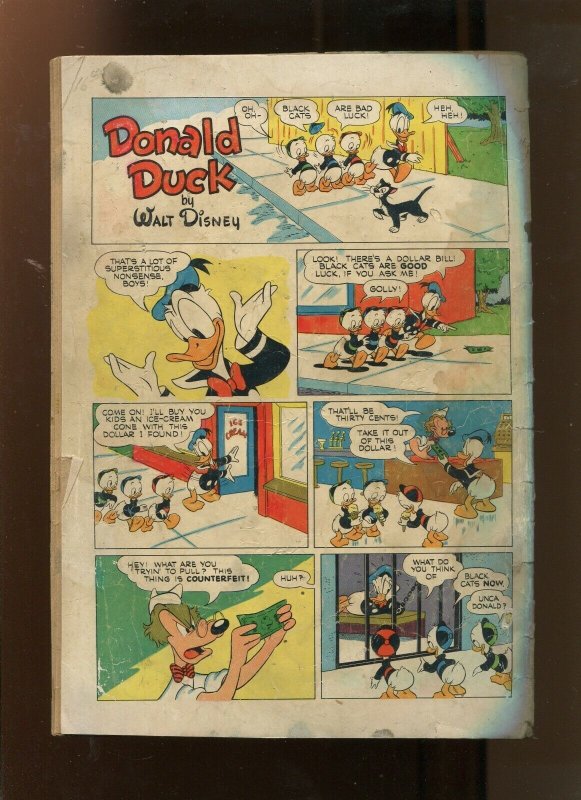 WALT DISNEYS DONALD DUCK #328 (2.0) OLD CALIFORNIA! 1951