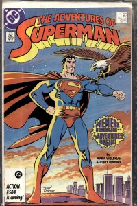 Adventures of Superman #424 Direct Edition (1986) Superman [Key Issue]