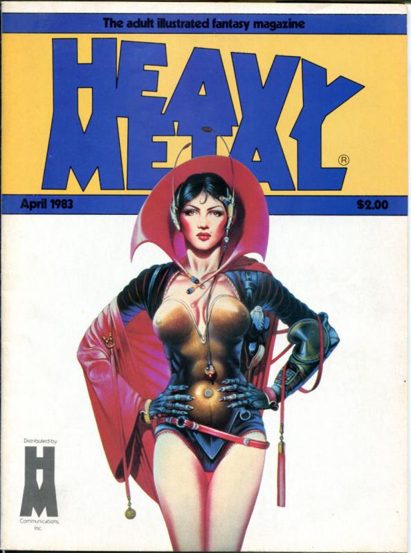 HEAVY METAL April May 1983, Kaluta, Jeff Jones, Moebius, 2 issues in all