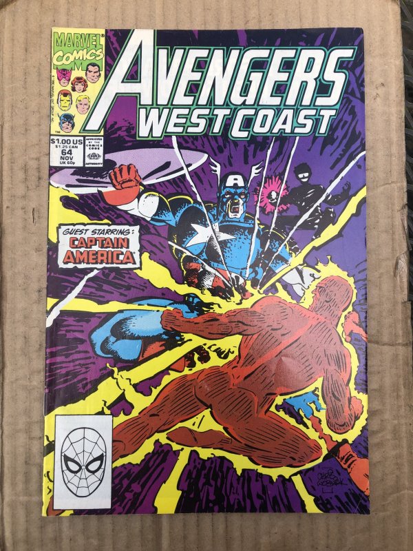 Avengers West Coast #64 (1990)