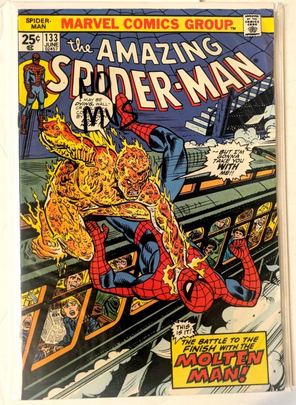 *Amazing Spider-Man 132vfnm*, 133vfnm* 2 High Grade books