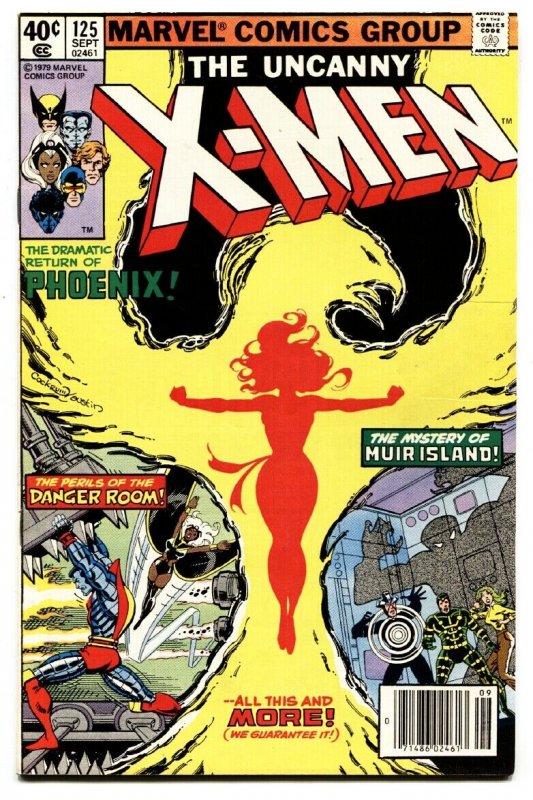 X-MEN #125 comic book PHOENIX COVER-MUTANT X MARVEL