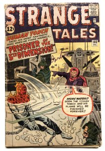 Strange Tales #103 -- 1962 -- Human Torch --  Jack Kirby -- G