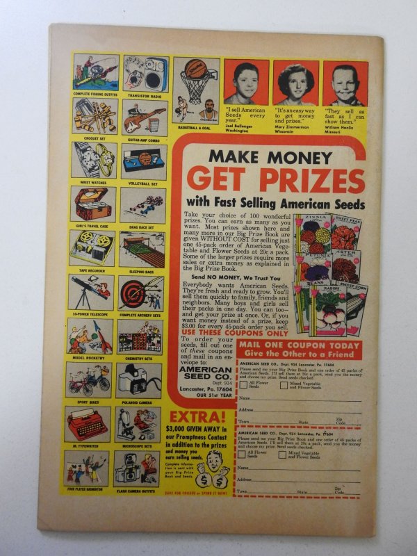 The Flash #186 (1969) VG Condition moisture stain, rust on staples