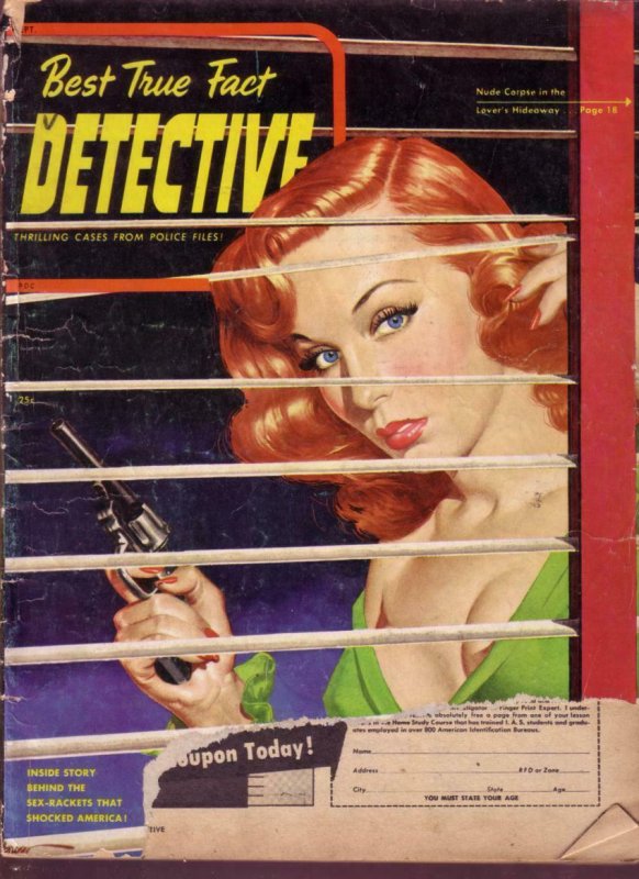 BEST TRUE FACT DETECTIVE 1949 SEP GUN MOLL GEORGE GROSS FR