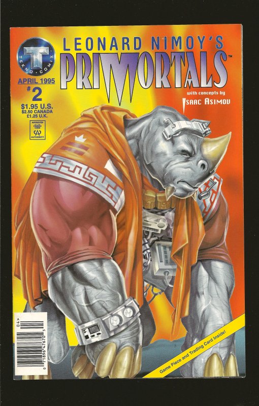 Tekno Comics Leonard Nimoys Primortals #2 April 1995