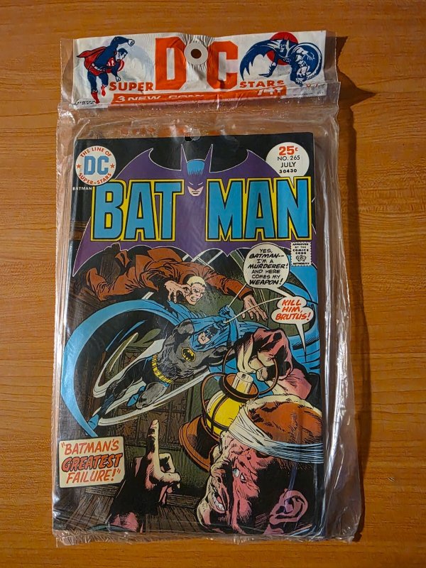 DC 3 Pack SEALED B-7 Batman #265 Justice League America #120 Korak #58 ~NM~ 1975