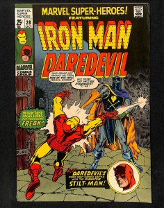 Marvel Super-Heroes #28 Iron Man Daredevil!
