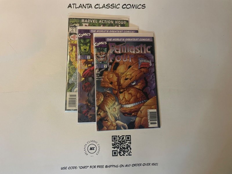 3 Comic Books Marvel Comics Fantastic Four #10 11 12  73 SM8