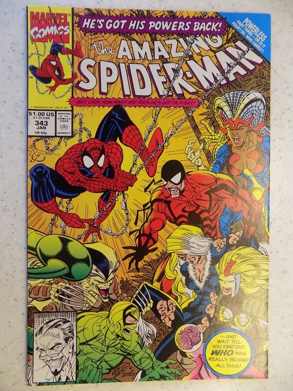 AMAZING SPIDER-MAN # 343 MARVEL ACTION ADVENTURE 