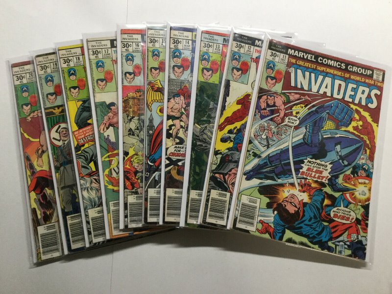 Invaders 1-41 Giant Size 1 King Size 1 Annual 1-4 Very Good-Fine 5.0 Marvel