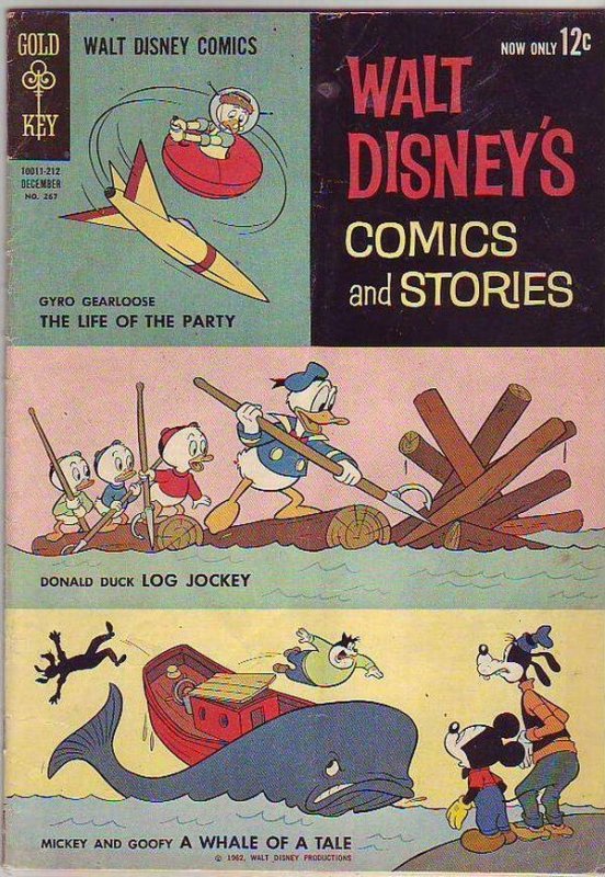 Comics and Stories, Walt Disney's #267 (Dec-62) GD/VG Affordable-Grade Donald...