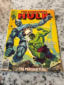 The Rampaging Hulk # 2 VF Marvel Comic Book Magazine 6 J390