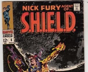 Nick Fury Agent of S.H.I.E.L.D. #6 strict VF 8.0  High-Grade    Oregon 