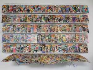 Huge Lot 180+ Comics W/ Flash, War, Batman, Superman+ Avg VG- Condition!!