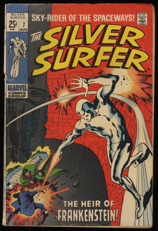 Silver Surfer #7 The Heir of Frankenstein!