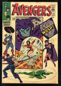 Avengers #26 VG+ 4.5 White Pages Qualified
