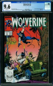 Wolverine #5 (1989) CGC 9.6 NM+