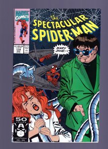 Spectacular Spider-Man #174 - Sal Buscema Cover. Doctor Octopus App. (9.2) 1991