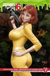 April O'Neil Cosplay 6 Book Set Bear Claw Studios Bear Babes Preview TMNT
