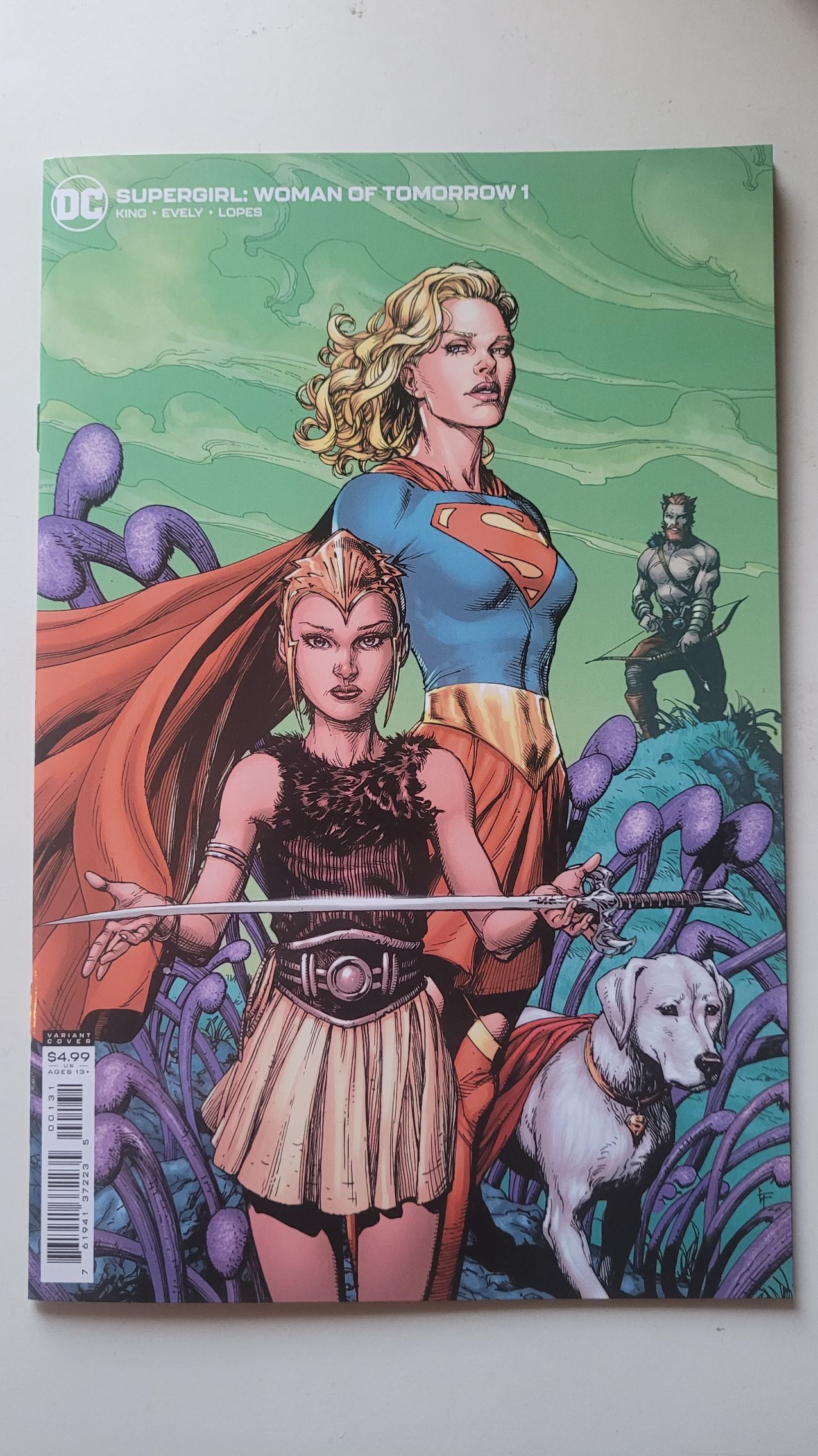 Supergirl Woman of Tomorrow 1 Frank Cover (2021) Cardstock Variant