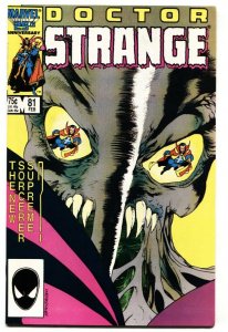Doctor Strange #81 Last Issue-Low Print-HTF-1986 Marvel Comic