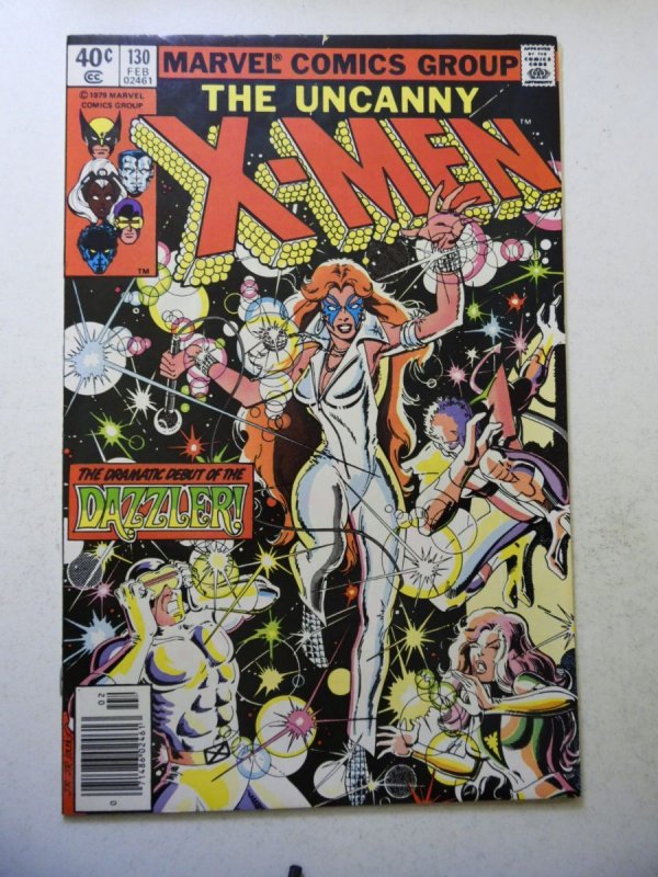 The X-Men #130 (1980) 1st App of Dazzler! VG+ Condition cf detached at 1 staple