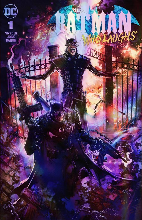 Batman Who Laughs #1 Clayton Crain Foil Variant Set