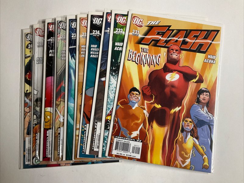 Flash 231-240 Lot Run Set Near Mint Nm Dc Comics 