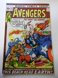 The Avengers #93 (1971) VG- Condition four pages detached