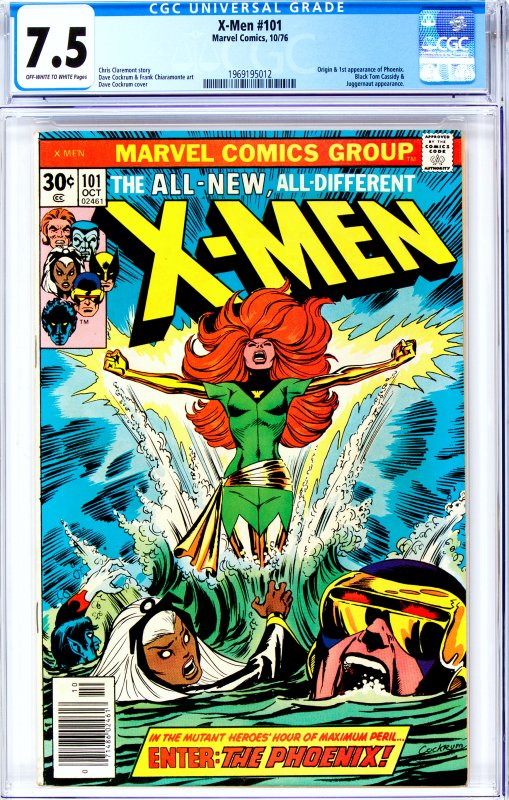 X-Men #101 CGC Graded 7.5  Origin and 1st appearance of phoenix 