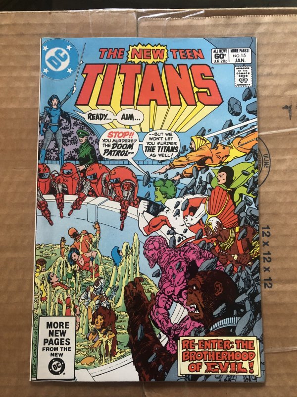 The New Teen Titans #15 Direct Edition (1982)