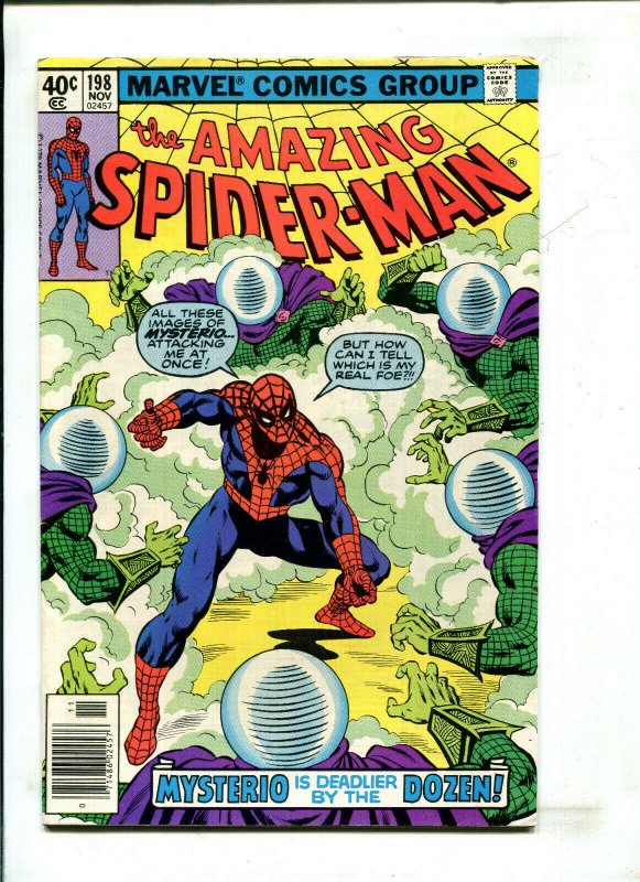 AMAZING SPIDER-MAN #198 (NEWSSTAND) - Mysterio (7.5) 1979