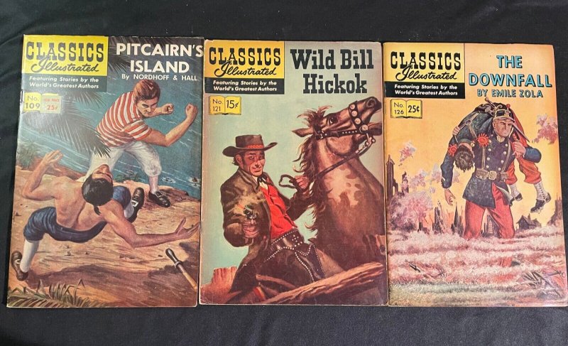 CLASSICS ILLUSTRATED 16 Issues, Various Printings
