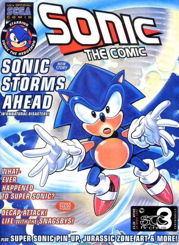 Sonic the Comic #102 FN ; Fleetway Quality | Hedgehog