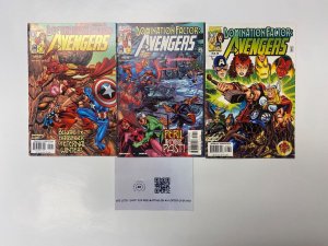 3 Avengers MARVEL COMICS #1.2 2.3 3.4 56 KM4