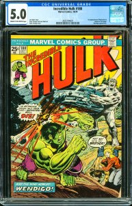 The Incredible Hulk #180  (1974) CGC Graded 5.0 - 1st App of Wolverine! (Cameo)