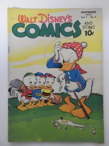 Walt Disney's Comics & Stories #74 (1946) Barks Art!!  Solid VG- Condition!