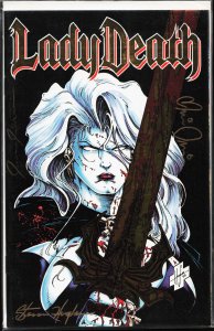 Lady Death #1 Gold Foil Cover (1994) Lady Death