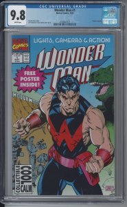 Wonder Man 1 CGC 9.8 NM/MT WP 1st ongoing Solo Series w/Poster MCU Disney+ 1991