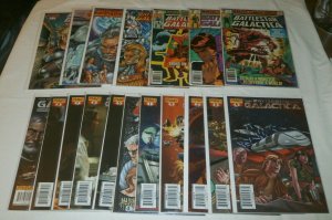 Battlestar Galactica V1 #1-23 (no 9,18,19,20) + Dynamite comic book lot of 34