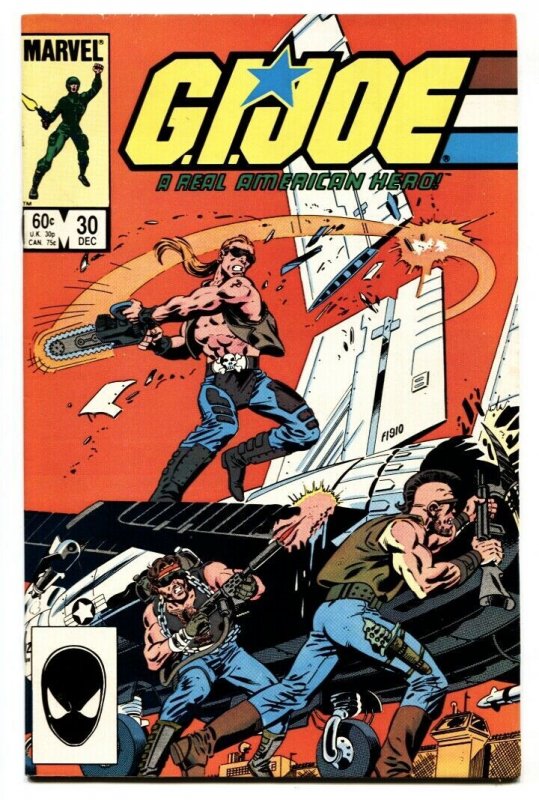 G.I. JOE #30 First appearance Sean Collins aka Throwdown 1984