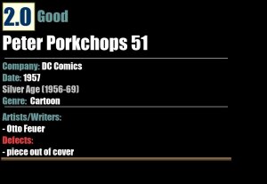 Peter Porkchops 51 (1957) GD Silver Age DC Comics